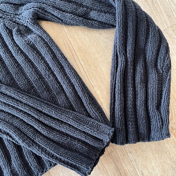 Womens American Eagle Black Cropped Knit Sweater - XL - Picture 3 of 6